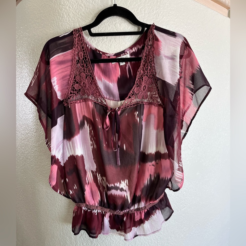 Blue Velvet Blouse - Picture 2 of 2
